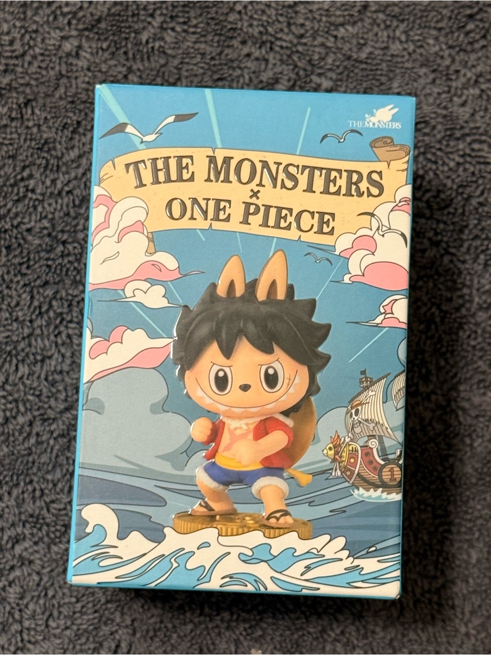 The Monsters x One Piece Luffy Figure - Blue Box